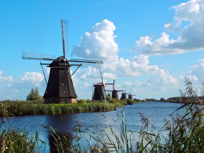 Windmills in Holland, The Beautiful Backdrop of the Dutch Landscape