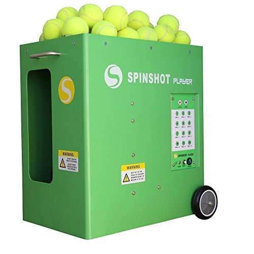 (VIDEO Review) Spinshot-Player Tennis Ball Machine with Phone Remote Supported