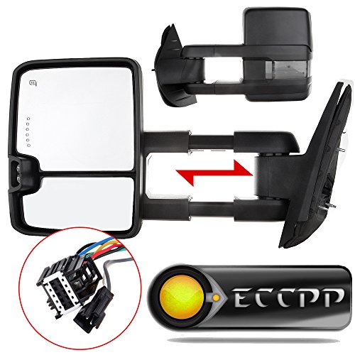 Driver /& Passenger Left Right LH RH Red LED Turn Signal Heated Mirror Side Glass