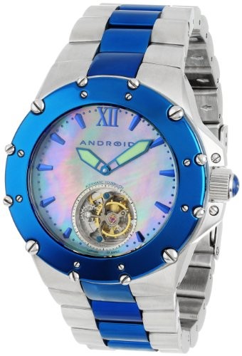 (VIDEO Review) Android Unisex AD636BBU Divemaster Enforcer 45 Automatic Tourbillon Stainless Steel Watch