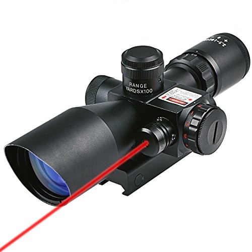 (VIDEO Review) CVLIFE Optics Hunting Rifle Scope 2.5-10x40e Red & Green Illuminated Crosshair Gun Scopes with Free 20mm & 11mm Rail Mount