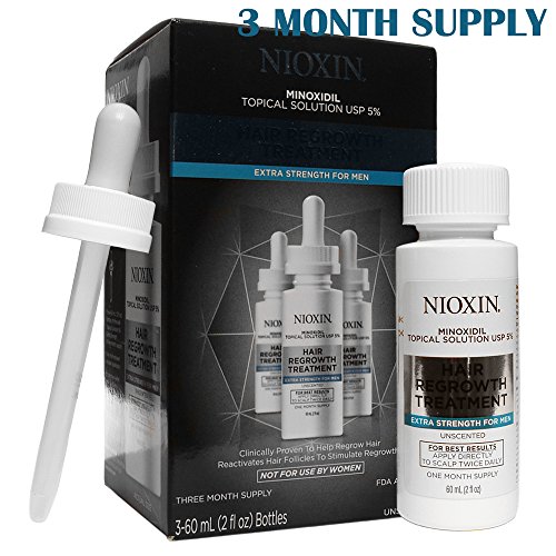 (VIDEO Review) Nioxin Minoxidil 5% Hair Regrowth Treatment Extra ...