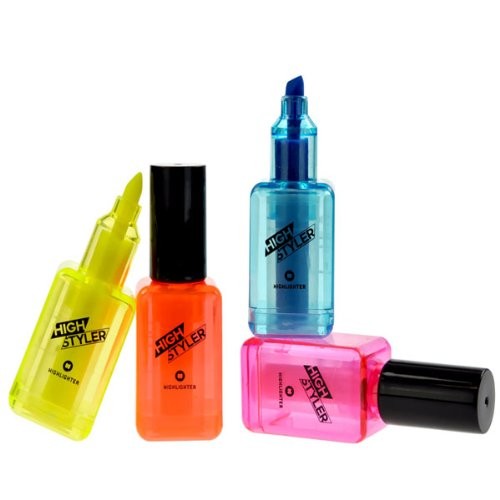 (VIDEO Review) High Stylers Nail Polish Bottle Highlighter Pens - 4 Pack