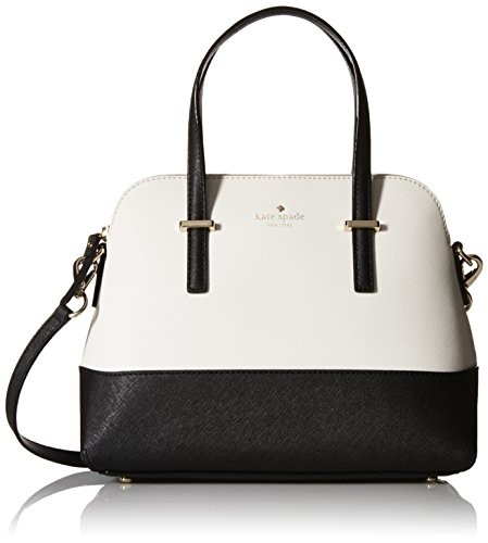 (VIDEO Review) kate spade new york Cedar Street Maise Satchel Bag, Black/Cement, One Size