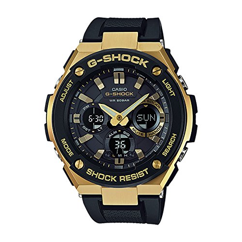 (VIDEO Review) Casio G-Shock G-STEEL Series Solar Powered World Time Analog Digital Gold Black 