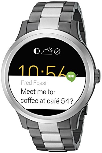 fossil gunmetal smartwatch