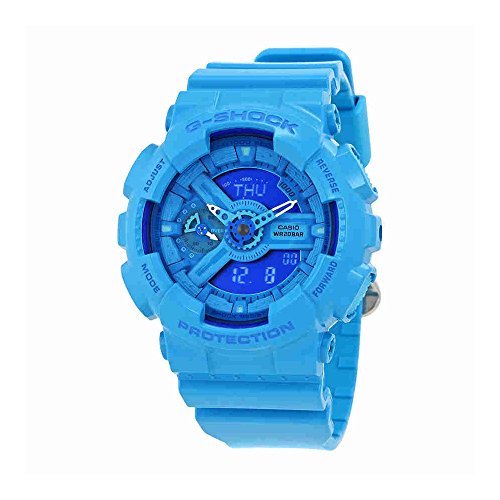 casio g shock blue dial