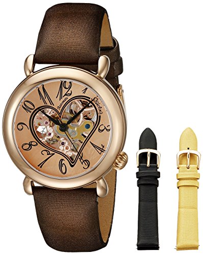 stuhrling women's skeleton watch
