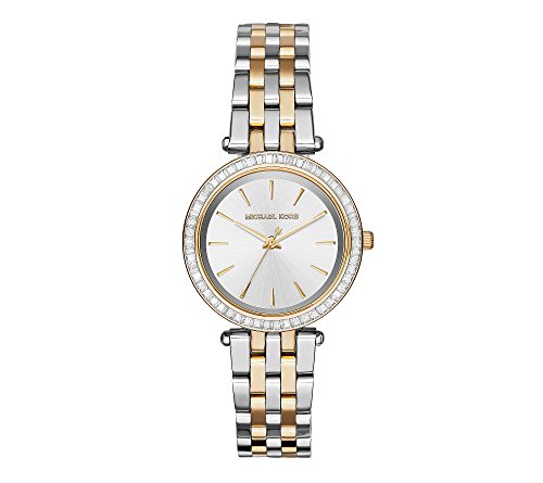 (VIDEO Review) Michael Kors Women's Two Tone Stainless Steel Mini Darci ...