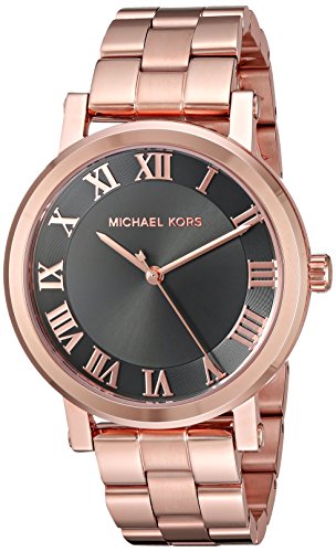 michael kors norie rose gold watch