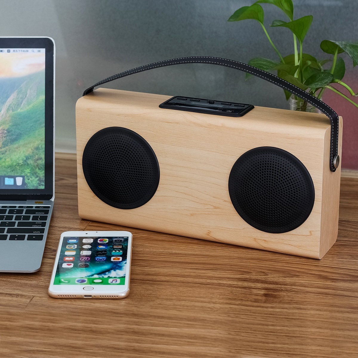 (VIDEO Review) ARCHEER Portable Bluetooth Speaker, Wood Grain Wireless