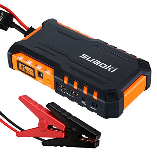 (VIDEO Review) Suaoki G7 600A Peak 18000mAh Portable Car Jump Starter ...