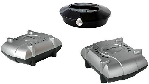 (VIDEO Review) Amphony Wireless Speaker Kit with two Wireless Amplifiers (New Model), Makes Surround Speakers Wireless, 2x80 Watts, 300ft range, Connect to any Audio Source, Better-than Bluetooth Digi