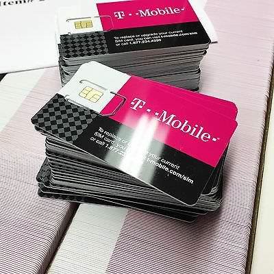 T-MOBILE TRIPLE CUT SIM CARD UNACTIVATED 4G LTE STANDARD//MICRO//NANO