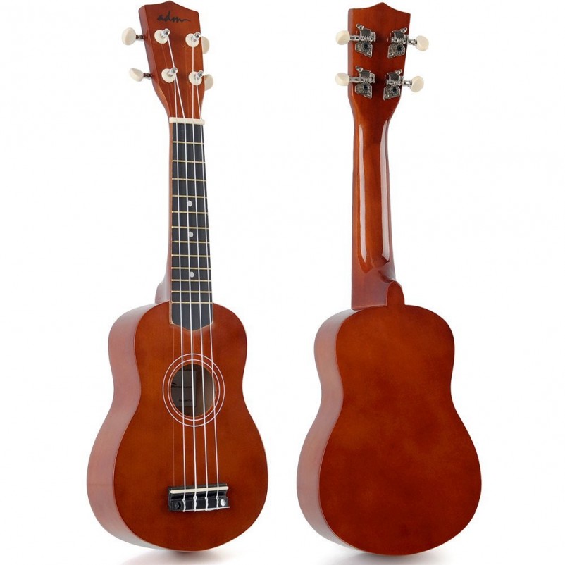 (VIDEO Review) ADM 21 Economic Soprano Ukulele Start Pack with Gig bag, Tuner, Brown