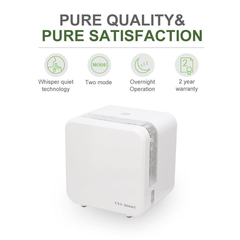 Review Oxa Smart Mini Dehumidifier Electric Ultra Quiet 650ml Home