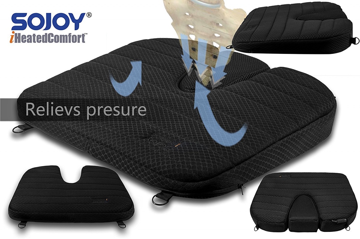 (Review) SOJOY Car Seat Heated Cushion with Strap | BOOMSbeat