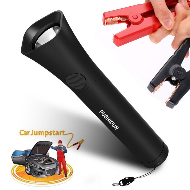 (Review) PUSHIDUN 10000mAh 12V Car Jump Starter Battery Booster Torch Strong Flashlight 600 lumens
