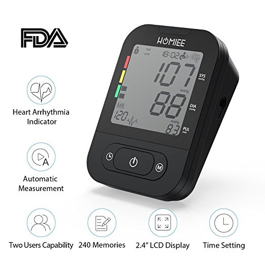 HOMIEE Automatic Blood Pressure Machine