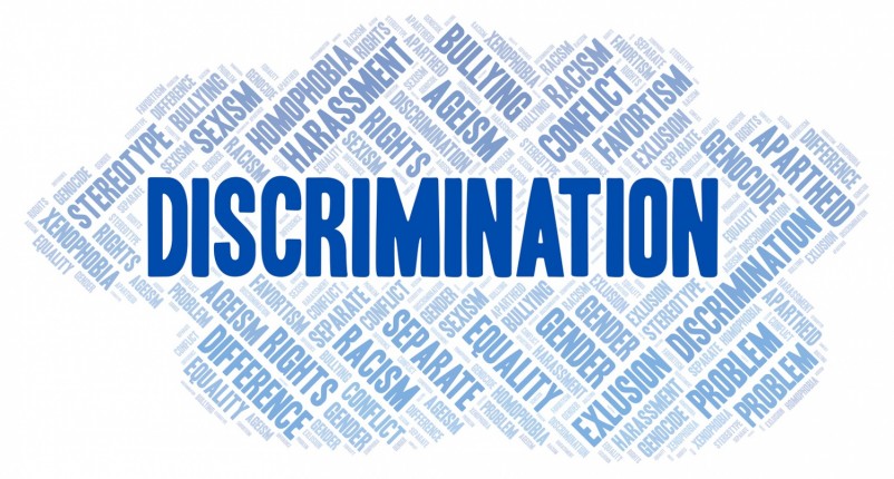 discrimination word cloud