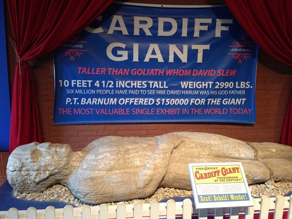 The Cardiff Giant at the Farmers' Museum The Cardiff Giant at the Farmers' Museum