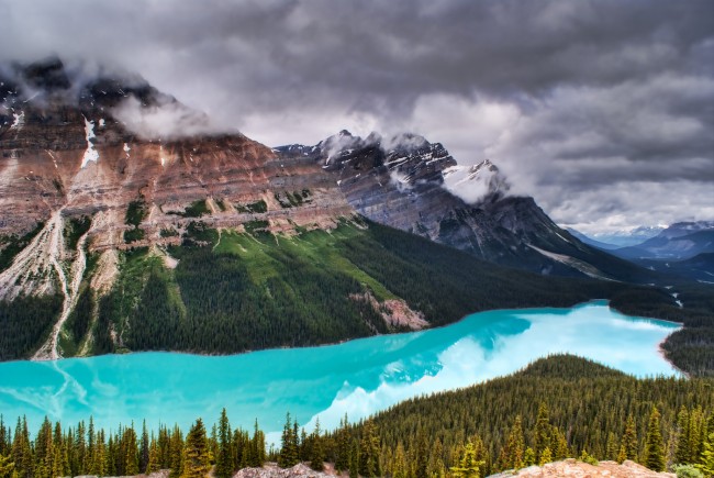 25 Amazing Peyto Lake PHOTOS : A Glacier-Fed Lake Located in Banff ...