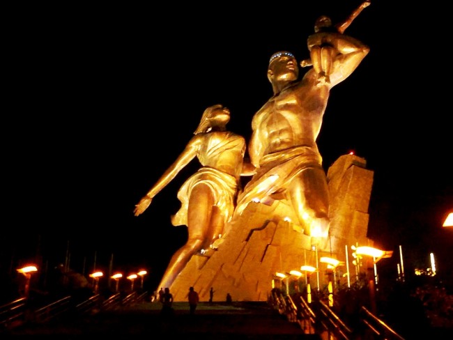 The tallest statue in Africa: the African Renaissance Monument in