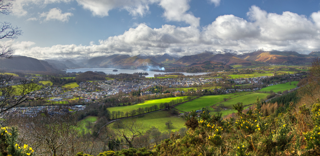 Keswick in England - an authentic historic town in Lake District