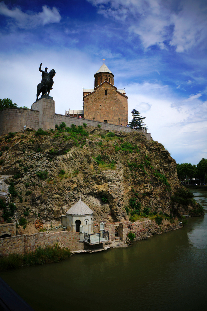 Check Out The Historical Metekhi Church In Tbilisi, Republic Of Georgia ...