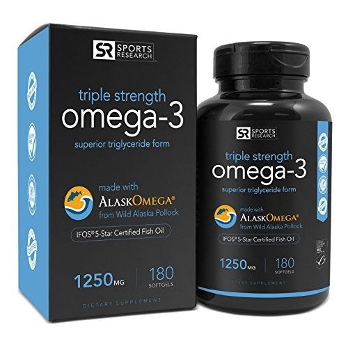 (VIDEO Review) Sports Research Omega3 Fish Oil 1250mg